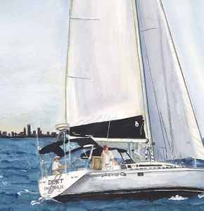 "The Duet" In Lake Michigan