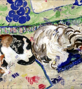 Friends-Together,-Shih-Tzu-and-Tabby