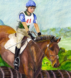 Kate-&-Nyles-Over-the-Barrels,-French-Selle-horse
