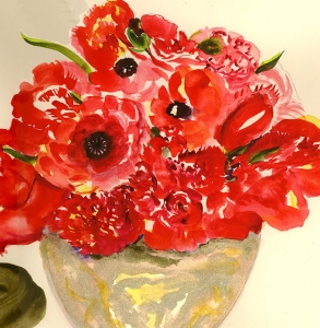 Poppies in a Vase