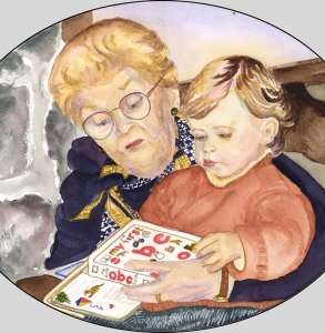Great-Grandmother-Reading