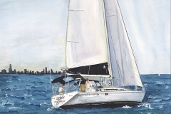 "The Duet" In Lake Michigan