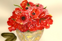 Poppies in a Vase