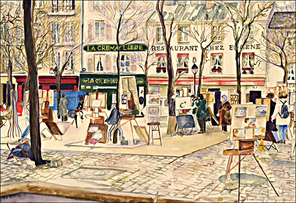 Place du Tertre is a square in the 18th arrondissement of Paris.