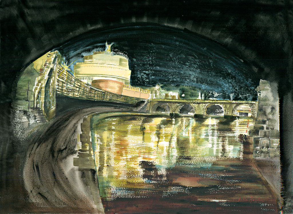 Ponte San Angelo, Rome Italy is a