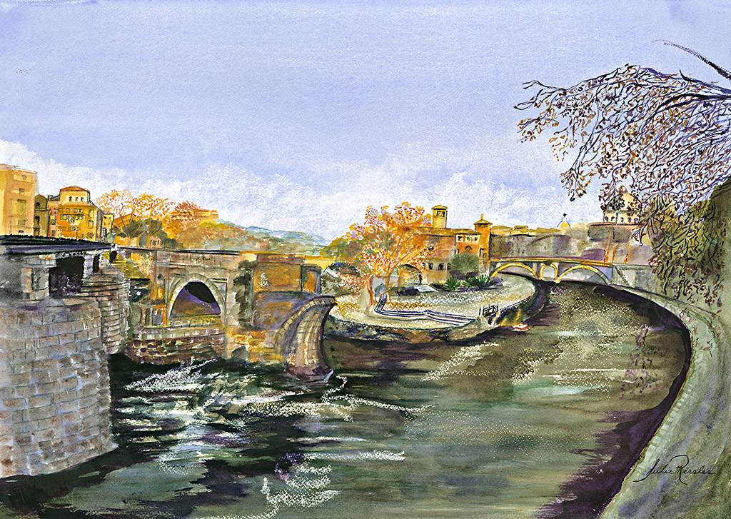 Pons Aemilius, today called Ponte Rotto, is the oldest Roman stone bridge in Rome, Italy.