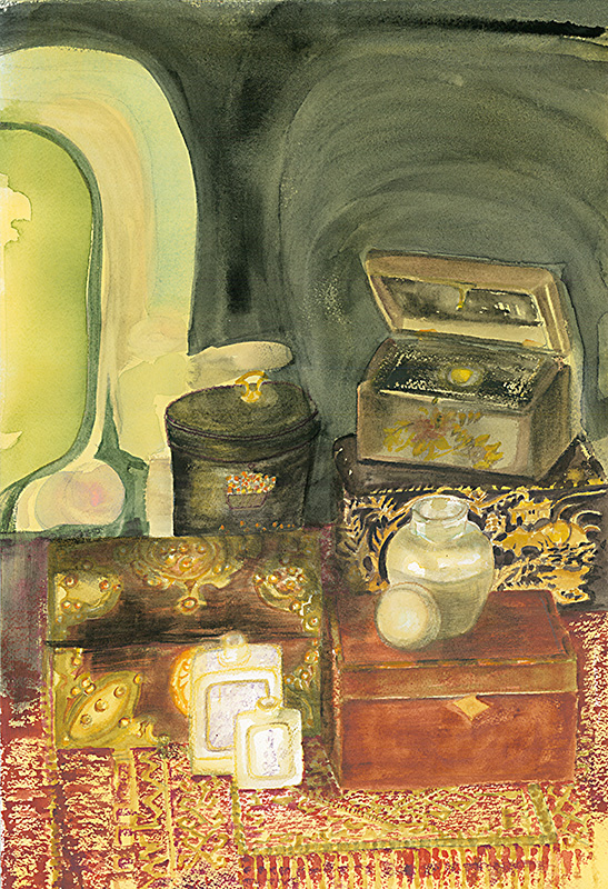 Tea Boxes of Mariage Frères, Paris France